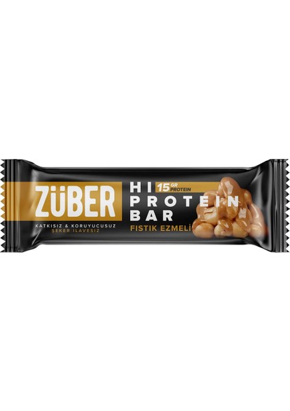Züber Hi-Protein Bar 45 gr Fıstık