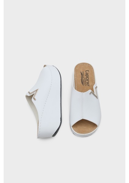 Capone 6145 Kadın Platform V Toka Terlik