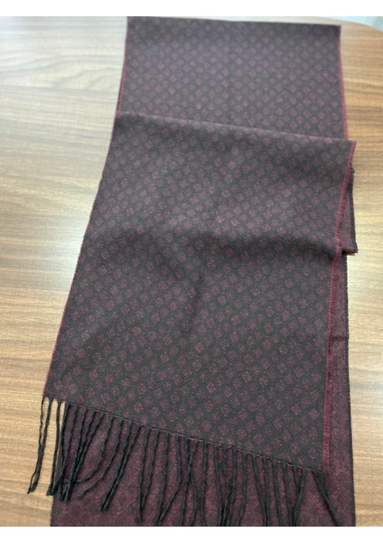 Unisex Floş Yün Desenli Şal Atkı (190 Cm) fiyatları