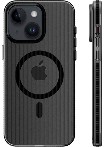 Resveq Joko Iphone 15 Line Magsafe Kapak - Siyah