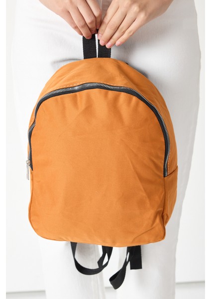 Powerspeed Kadın Oranj Minimal Tasarım Kumaş Sırt Çantası fırsatları