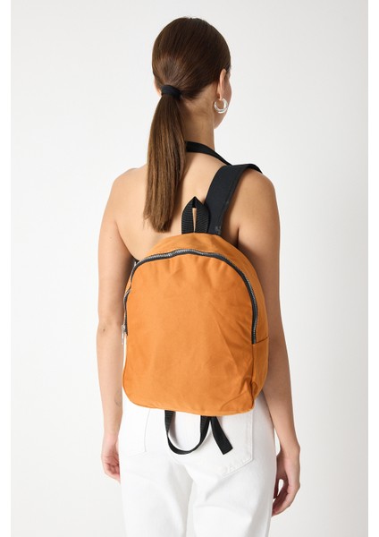 Powerspeed Kadın Oranj Minimal Tasarım Kumaş Sırt Çantası indirimleri