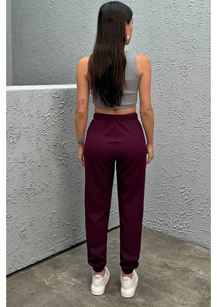 Kadın Yüksek Bel Likralı Jogger Beli Lastikli Pantolon fırsatları