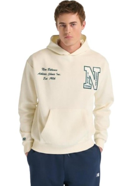 Nb Lifestyle Unisex Hoodie UNH3534-SST Bej Sweatshirt