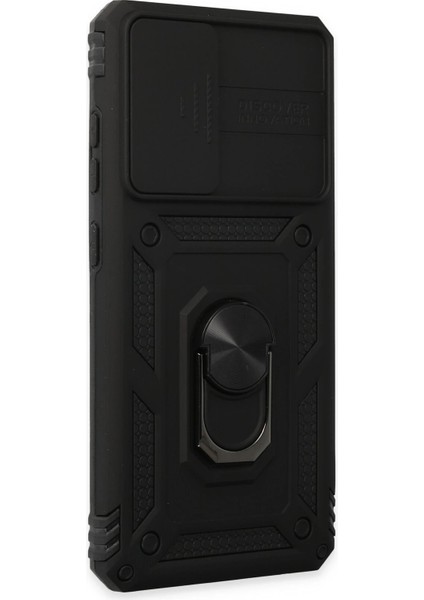 Resveq Newface Samsung Galaxy A52 Kılıf Pars Lens Yüzüklü Silikon - Siyah fiyatları