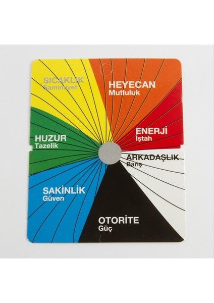 Resveq Çakra Bileklik Kartı 200 Adet-Renkli