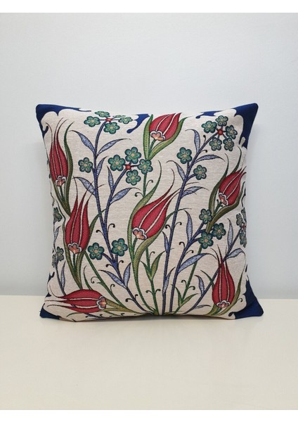 Goblen Dokuma Çini Türk Desen 3 Adet Kırlent Kılıf modelleri