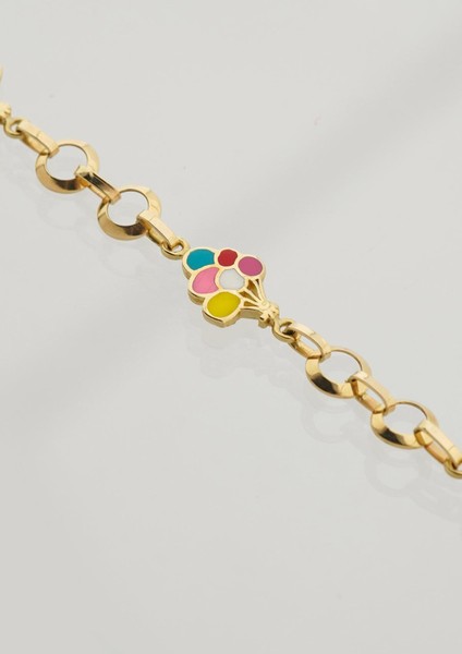 Balon Mineli Zincir Çocuk Bileklik modelleri