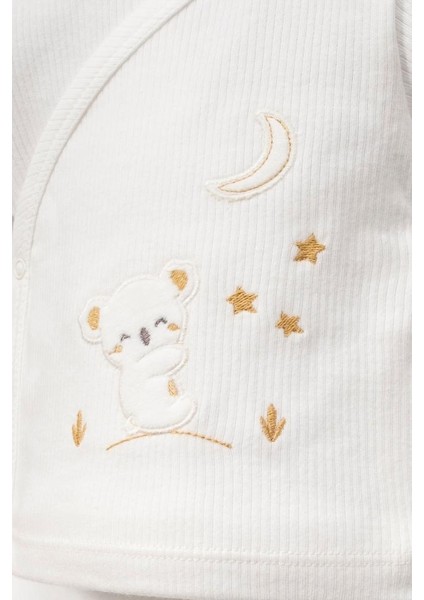 %100 Pamuk Sevimli Yavru Koala Desenli 5 Parça Yenidoğan Hastane Çıkışı Zıbın Seti BBTF.EKR.20231 fırsatları