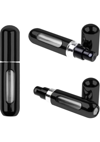 Cep Parfüm Şişesi Siyah ( Lisinya )