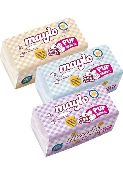 Puf Mendil 150'LI 20 Adet