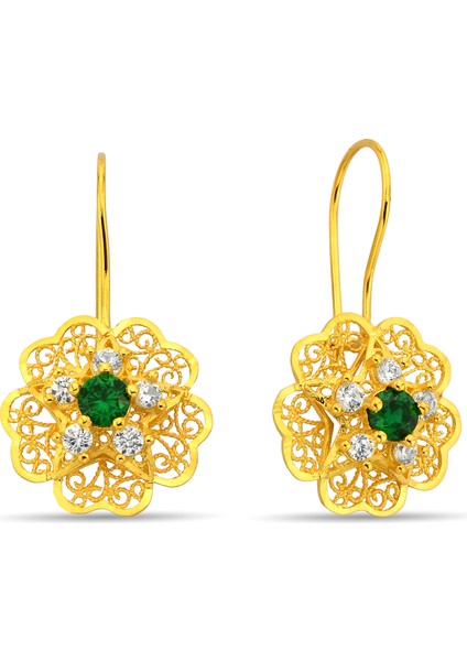 Altın Gül Küpe modelleri