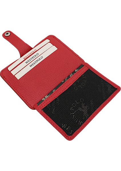 Carpi Kağıt Para Bölmeli Unisex Crazy Eskitme Hakiki Deri Kartlık - Gül Kurusu modelleri