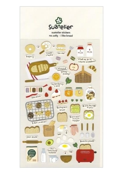 Deco Sticker I Like Bread