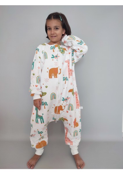 Pamuk Pazen Uyku Tulumu %100 Pamuk Çift Kat Pazen 20-24 Derece 1 Tog 0-8 Yaş modelleri