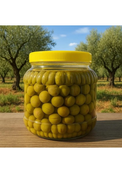 1 kg Yeşil Kırma Zeytin (Edremit - 1 Numara)
