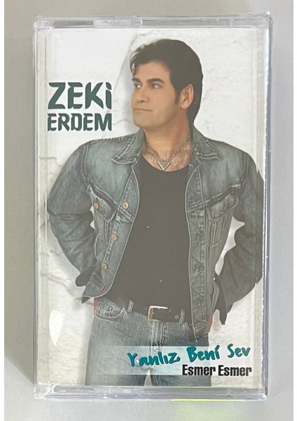 Zeki Erdem Yalnız Beni Sev Esmer Esmer Kaset (Jelatininde Sıfır Orijinal Dönem Baskı Kaset)