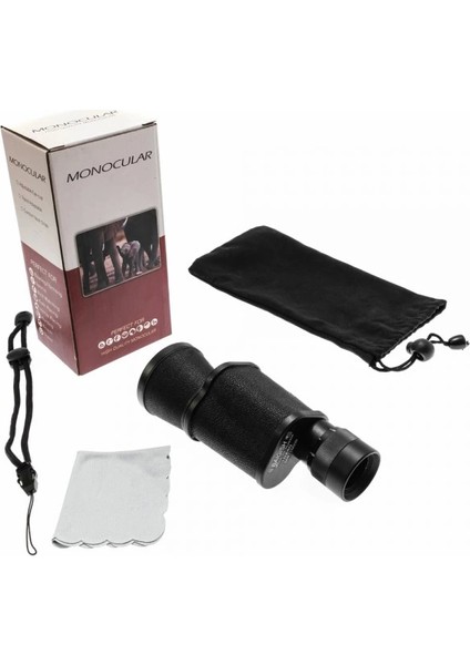 Baigish 10X40 Metal Deri Kaplamalı Rus Modeli Monoküler Dürbün ( Lisinya )