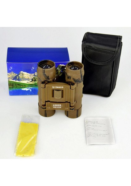 12X25 El Dürbünü 1000M/56M - Geniş Görüş Alanlı Kamuflaj ( Lisinya )