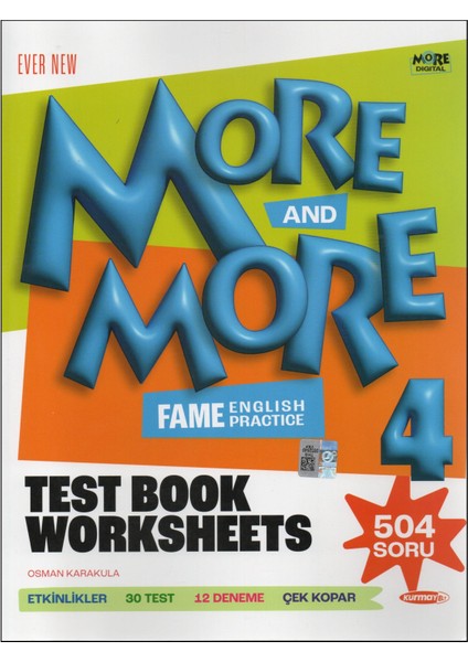 Kurmay Elt More And More 4.sınıf Worksheets Test Book