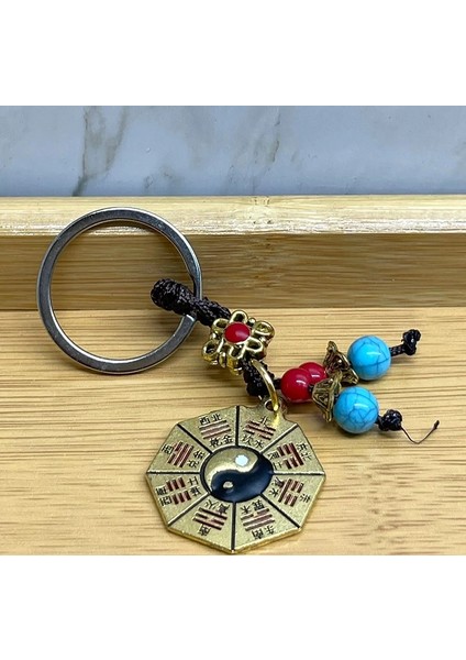 Metal Yin Yang Anahtarlık ALK4454 ( Lisinya )