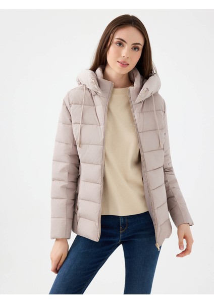 Slim Fit Vizon Kadın Mont LF2041093 modelleri