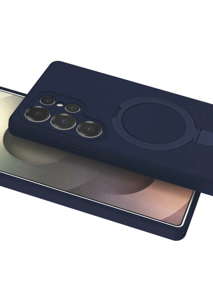 Resveq Newface Samsung Galaxy S24 Ultra Regal Magsafe Standlı Kapak - Lacivert fırsatları