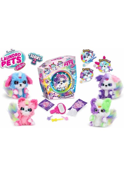 1050424 Sun-Fnv-Peluş Lauındro Pets S3 Sürpriz Paket