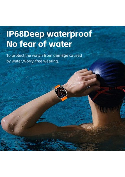 WS28 Ultra 49MM Siri Tansiyon Ateş Nabız Ölçer Akıllı Saat ( Lisinya )