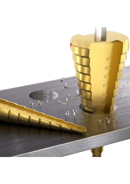 3 Parça Kademeli Matkap Ucu Paslanmaz Uç Alüminyum Sac Demir Delme Seti ( Lisinya ) fiyatları