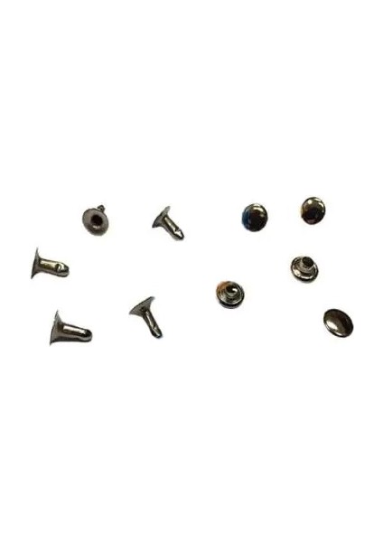 Rivet Perçin - 7mm, Nikel, 1000 Adet ( Lisinya )