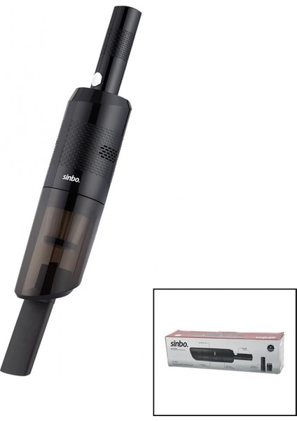 Sinbo SVC-8630 Oto-Araç El Tipi Süpürge Çakmaklık Şarjlı Mini - Taşınabilir Hepa Filtre - 2 Başlık - 4000MAH Batarya (4887)