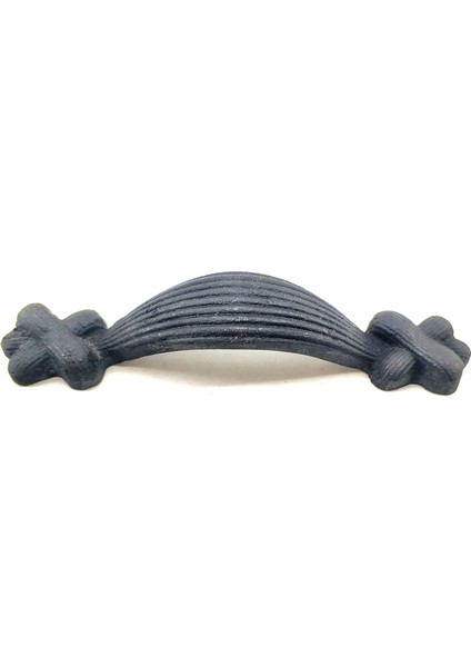 Antika Tarz Dekoratif Pirinç Örgü Mobilya Kulbu - 22X120 Mm, Oksit - Lisinya