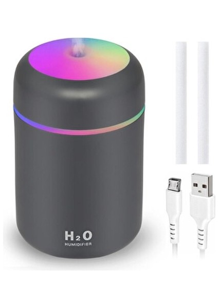 Hava Nemlendiricisi 300 ml Ultrasonik Ledli USB Hediyeli Buhar Makinesi fırsatları