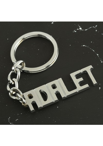 Resveq Adalet Isimli Anahtarlık-