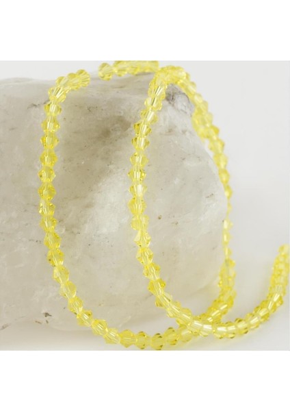 Resveq 4x4 mm Arpa Kesim Kristal Taş-Sarı-1 fiyatları