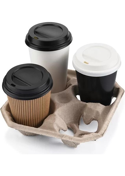 Karton Bardak Taşıma Viyolü 4'lü 50 Adet modelleri