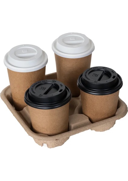 Karton Bardak Taşıma Viyolü 4'lü 50 Adet fırsatları