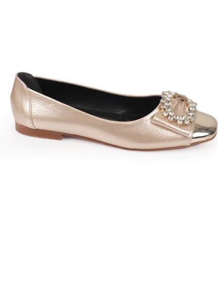 Kadın Taşlı Babet Suni Deri Düz Taban 40 Numara Şık Tasarım fiyatları