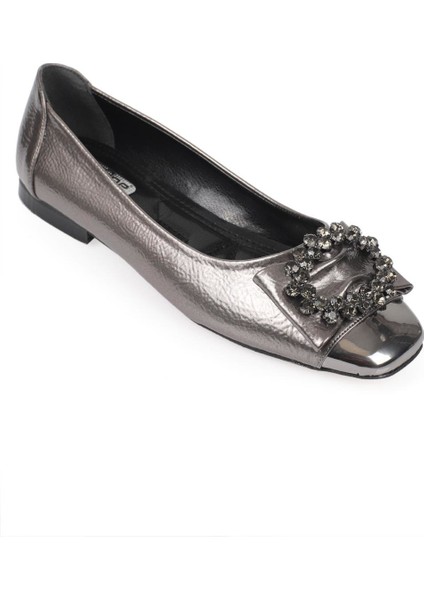 Capone 058 Kadın Taşlı Babet