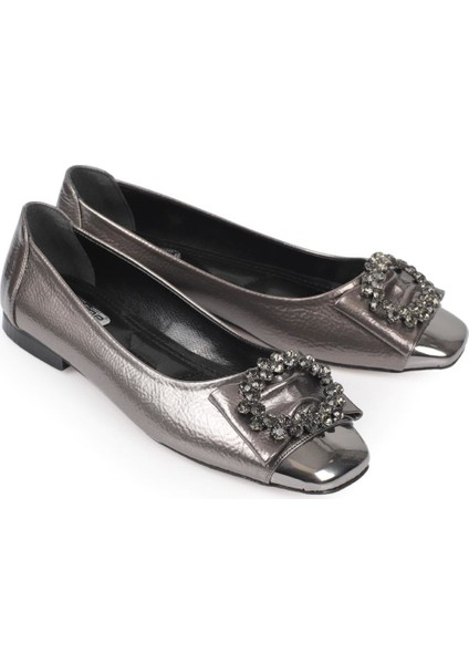 Capone 058 Kadın Taşlı Babet modelleri