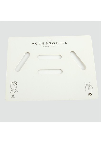 Resveq Fular Kartı 14X16 Cm-Beyaz