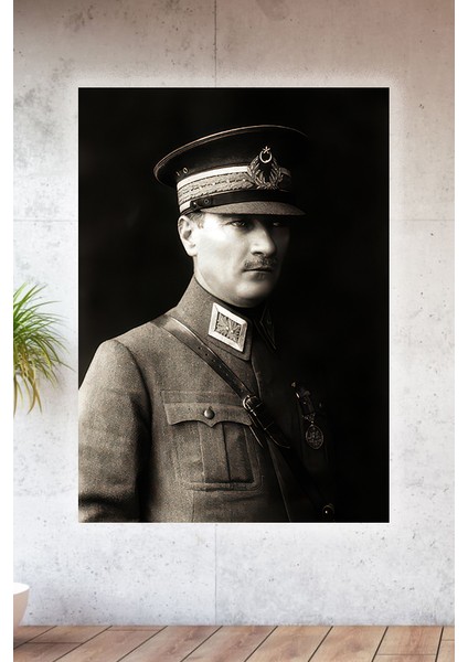 Metal Baskılı Atatürk Koleksiyonu Tablo No 9 - 15 cm x 20 cm