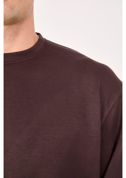 %100 Pamuk Erkek Sweatshirt Kalın Kumaş Uzun Kol modelleri