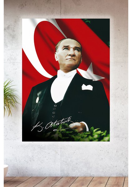 Metal Baskılı Atatürk Koleksiyonu Tablo No 1 - 15 cm x 20 cm