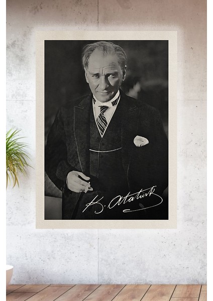 Metal Baskılı Atatürk Koleksiyonu Tablo No 50 - 15 cm x 20 cm