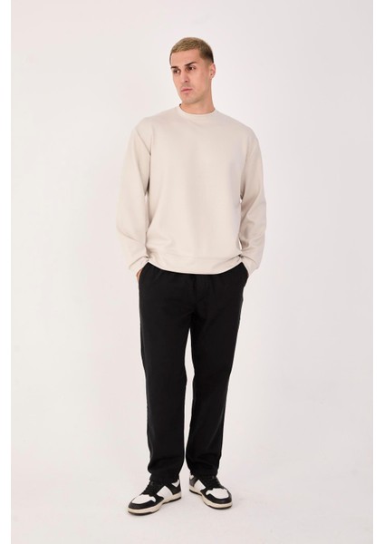 %100 Pamuk Erkek Sweatshirt Kalın Kumaş Uzun Kol indirimleri