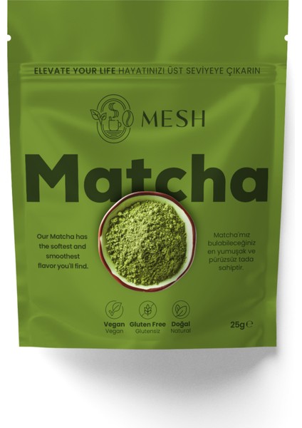 Premium Saf Matcha Çayı, Pure Matcha Tea , 25GR