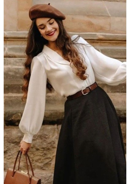 Fransız Ressam Avusturalya Yün Keçe Bere