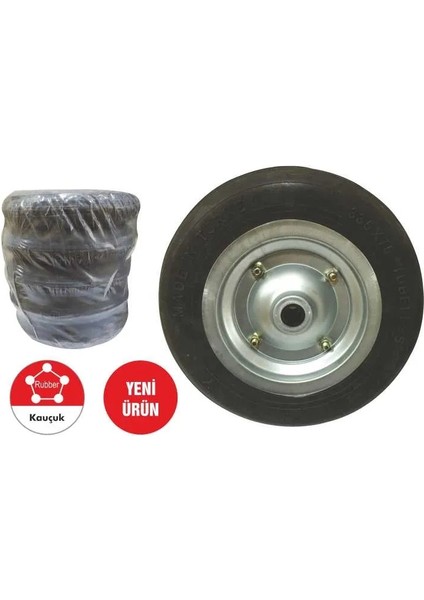 Tkr 001 El Arabası Tekeri Dolgu Teker Burçlu ( Lisinya )